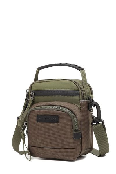 SMART BAGS Зелена мъжка чанта през рамо Smb8642