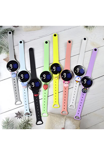 Onkatech Intermax Smartv1- V80 Su Geçirmez Figürlü Dijital Dokunmatik Led Ekran Çocuk Saati