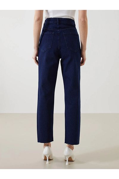 LC Waikiki Pantaloni de jeans pentru femei LCW ECO Indigo Straight Fit