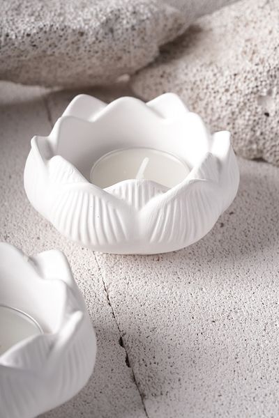 ALCSTORE Lotus Set of 2 Candle Holders Decorative Box