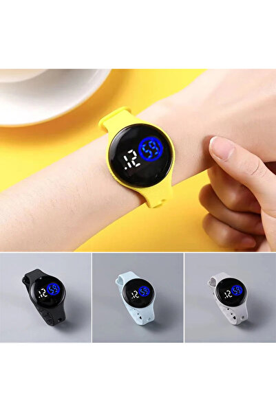 Onkatech Smartv1- V80 Su Geçirmez Figürlü Dijital Dokunmatik Led Ekran Çocuk Saati