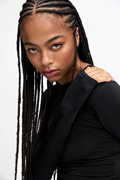 Köstebek Micro Fabric Crop Bady - Waist Top Design