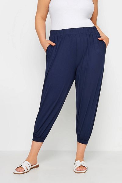 Stil Diva Large Size Pocketed Jogger Pants - Elastic Legs and Waist 144780