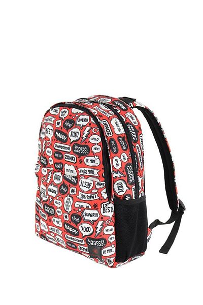 lumberjack Red-Black Unisex Backpack Lmchan22336