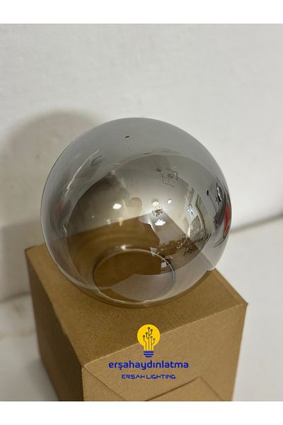 erşahaydınlatma Smoked Colored Globe Glass Chandelier