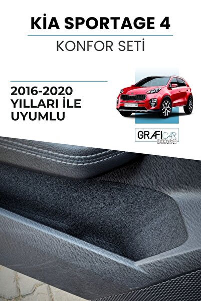 GRAFİCAR Kia Sportage 4 / 2015-2021 Konfor Seti Araç Içi Eşya Cepleri Ses Gid...
