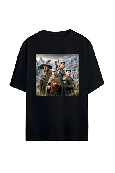 MAGORS TRICOU UNISEX PUTIN KIM JONG UN politică amuzantă