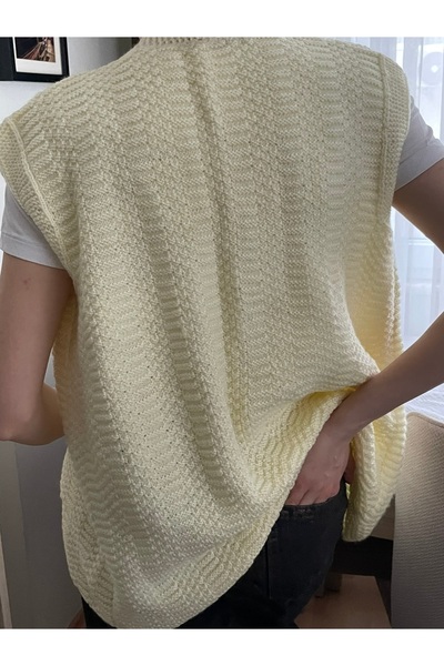 2020 Atelier El Örmesi Çeyizlik Yelek Anne Yelek Handmade El Yapımı Örgü Yelek