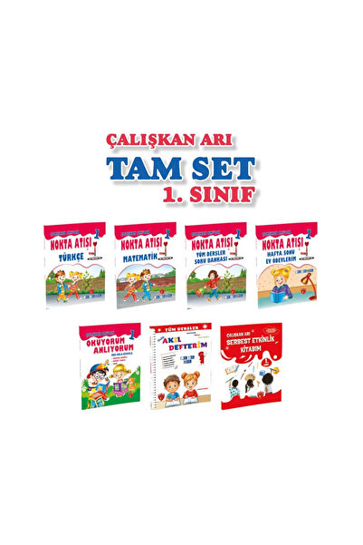 Çalışkan Arı Yayınları ÇALIŞKAN ARI YAYINLARI 1.SINIF 2.DÖNEM TAM SET 7 KİTAP...