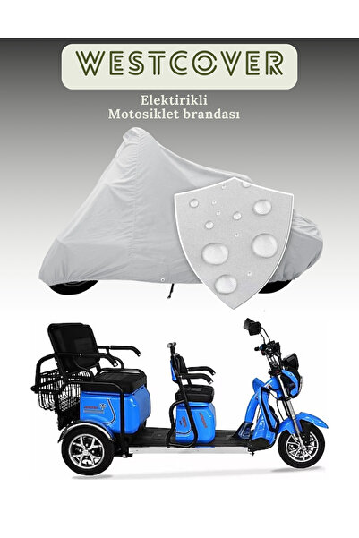WestCover Arora XLT48 Derya 3 Tekerli Elektrikli Moped Koruma Örtüsü Brandası...