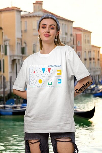 oneagılyazı Родена да бъдеш Печатна дамска тениска с голям размер