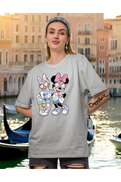 oneagılyazı تي شيرت نسائي كبير الحجم من Minnes Days