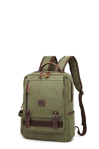 CACTİVE Σακίδιο πλάτης Cactive Canvas Dark Green Unisex Ctv-1303