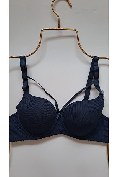 NARIYA Plus Size C Cup Gathering Bra - Casual Empty Cup Underwire Drawstring Gathering