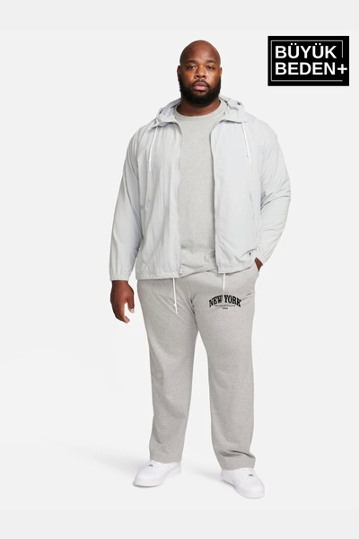 Superlife Ανδρικό μεγάλο μέγεθος New York printed slim sweatpants SPR25BEA47