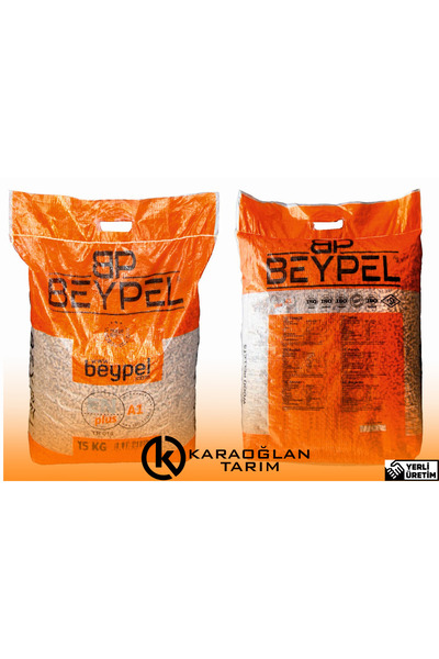karaoğlan tarım Beypel Çam Peleti A1 Kalite Pelet Pelet Sobası Yakıtı %100 Do...