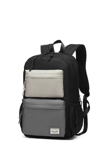 SMART BAGS Μαύρο-γκρι Unisex σακίδιο πλάτης Smb3155