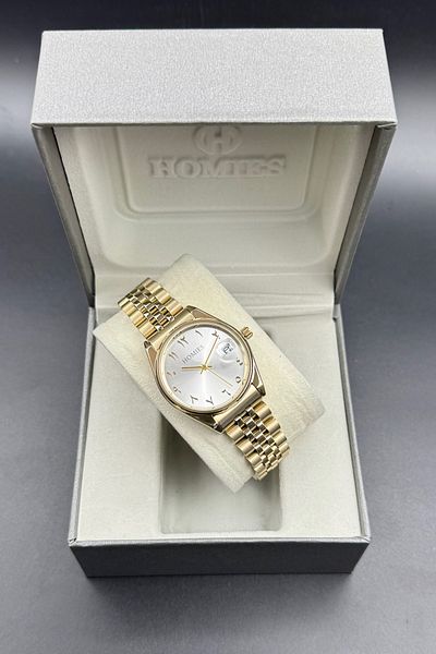 Homies Original Women's Wristwatch Gift Set with Calendar Detail - Box and Bracelet Gift Hm 646353