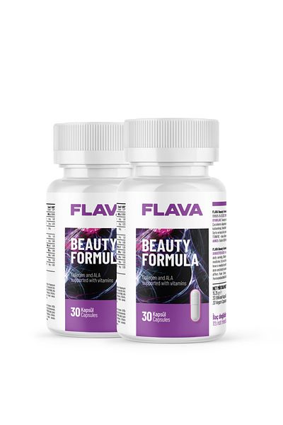FLAVA Beauty Formula - 30 Capsules X 2 Pieces