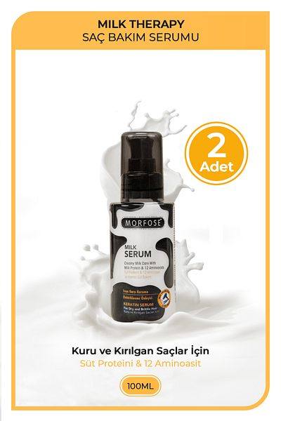 Morfose Milk Therapy Keratin Hair Serum 100 ml -2 Pieces