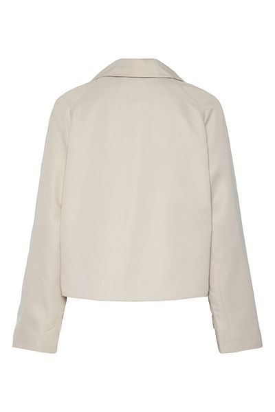 PIECES Silberner grauer Trenchcoat für Damen und Mädchen