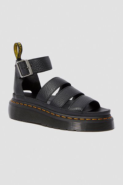 Dr. Martens Clarissa II Quad - Gewalktes Nappaleder in Schwarz