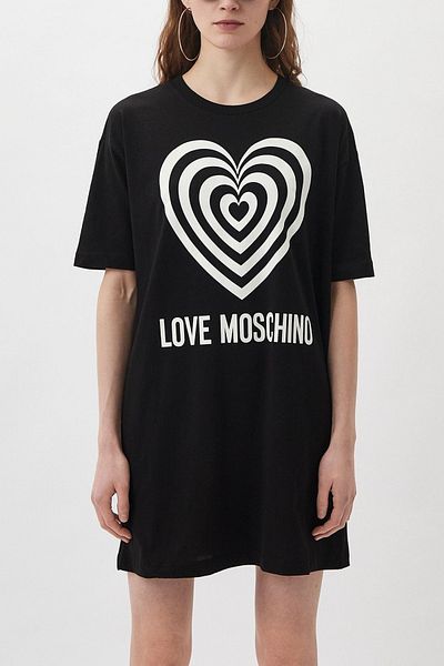 Love Moschino Schwarzes Kleid für Damen/Mädchen