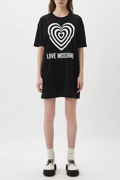 Love Moschino Schwarzes Kleid für Damen/Mädchen