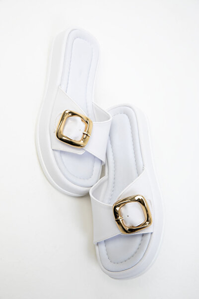 SOHO White Women's Slippers 18987