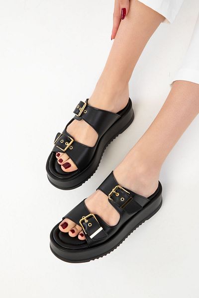 SOHO Women's Black Slippers 20251
