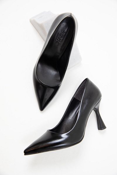 SOHO Classic Black Women's Heeled Shoes - 19661