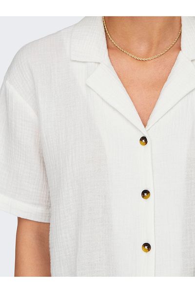 JDY Jdytheis Life - 2/4 Cut Shirt Wvn Dia