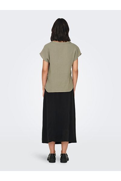 JDY JDYTHEIS LIFE S/S TOP WVN DIA