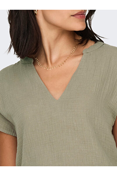 JDY JDYTHEIS LIFE S/S TOP WVN DIA