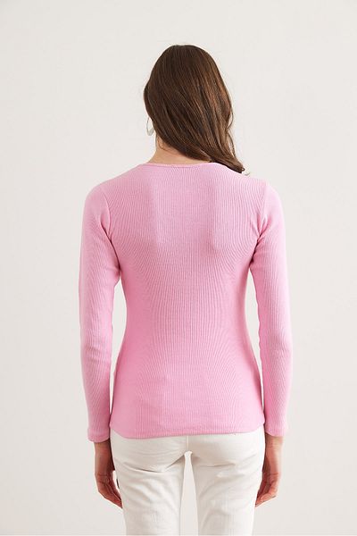 Olalook Candy Pink csipke V-nyakú camisole női blúz - BLZ- 19001713