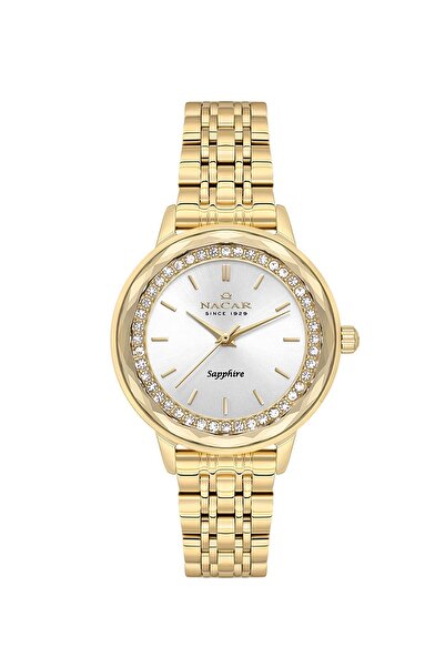 Nacar Sapphire Glass Gold Women's Wristwatch Nc33- 398223 -Dwms