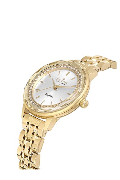 Nacar Sapphire Glass Gold Women's Wristwatch Nc33- 398223 -Dwms