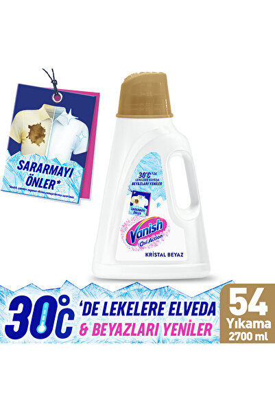 Vanish Oxi Action Multipower Kristal Beyazlar İçin Sıvı Deterjan Güçlendirici...