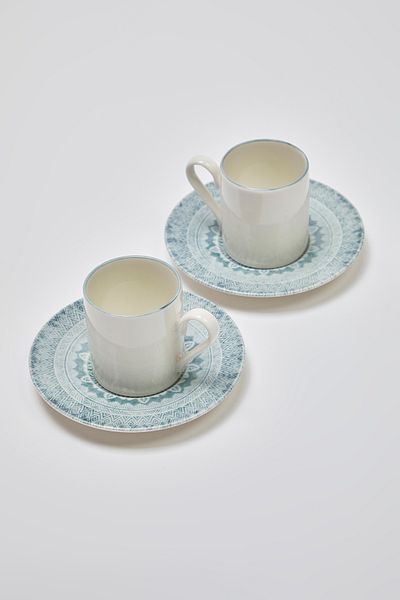 Trendyol Collection Green-Multicolor Set of 2 Coffee Cups