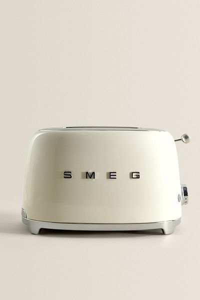 SMEG Pâine de pâine cremă retro stil anii 50 2x1 TSF01CREU