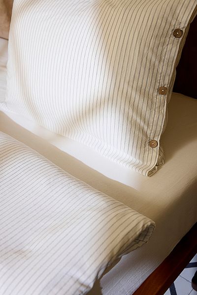 Trendyol Collection Antracit Bavlna Polyester Pruhovaná příze Barvená na dvojité přikrývky Sada 220X220