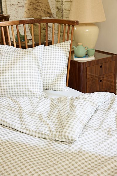 Kolekcia Trendyol Dvojitá súprava obliečok na prikrývku z mätovej bavlny a polyesteru - 200 x 220 cm TPHSS25CKN00003