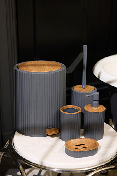 TRENDYOLMİLLA HOME Σετ Μπάνιου Σαπουνιού 3 τεμαχίων Wooden Look - TPHSS25BST00005