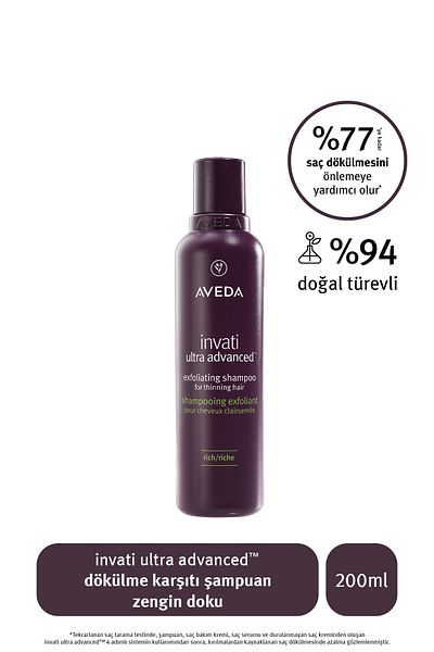 Aveda Invati Ultra Advanced Anti-Shedding Shampoo: Rich Texture 200ml