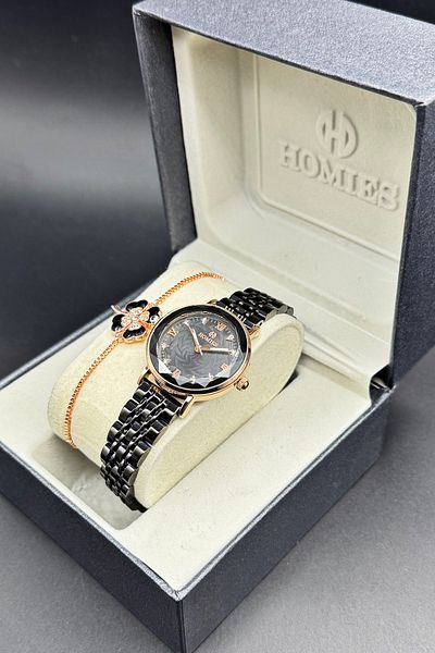 Homies Rjinal Women's Wristwatch and Gift Box - Bracelet Gifthsnf 384655