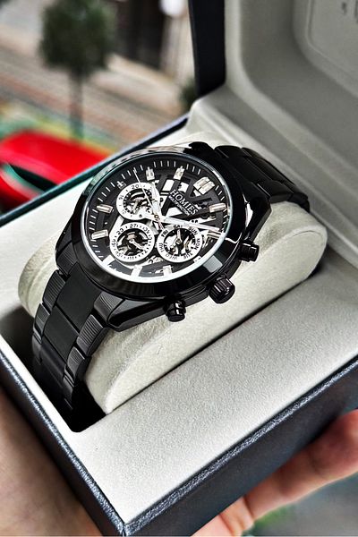 Homies Men's Wristwatch Love's Day Special Gift Box and Bracelet with Gift.Hmos05