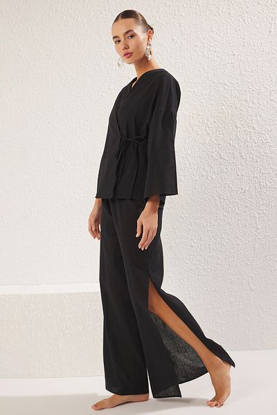 Trendyol Collection Black*001 Plain Weave 100% Cotton