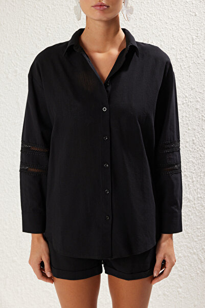 Trendyol Collection Black*001 Plain Weave 100% Cotton