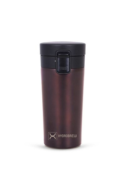 Hydrobrew Insulated Tumbler Water Bottle - Black, 380ml