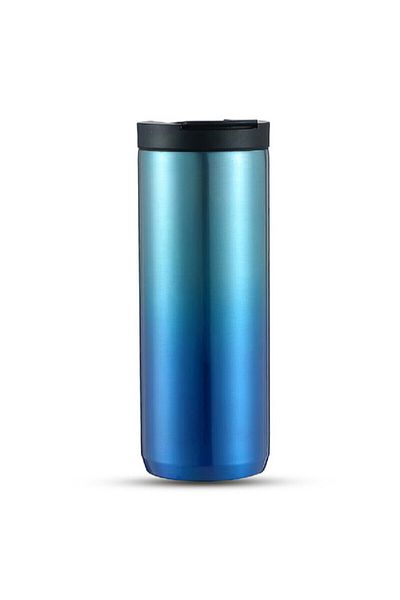Hydrobrew Double Wall Insulated Tumbler Water Bottle - Blue, 500ml